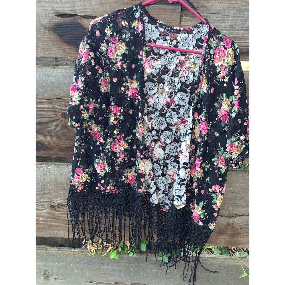 Floral cardigan